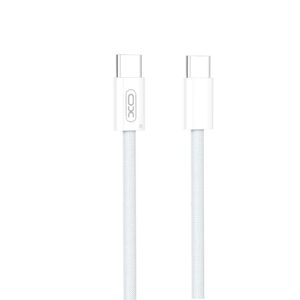 XO kabelis NB-Q260A PD USB-C - USB-C 1m baltas 60W