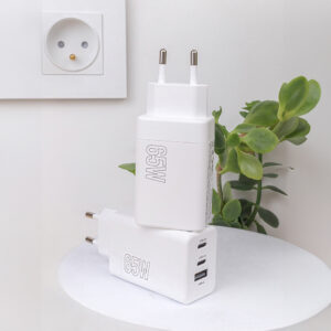 Maxlife MXTC-08-65ACC PD QC įkroviklis 2x USB-C 1x USB 65W baltas - Image 6