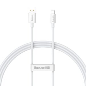 Baseus laidas Superior USB - USB-C 1,0m moon white 100W P10320102214-01
