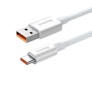 Baseus laidas Superior USB - USB-C 2,0m moon white 100W - Image 2