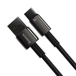 Baseus laidas Tungsten USB - USB-C 1,0m juodas 100W