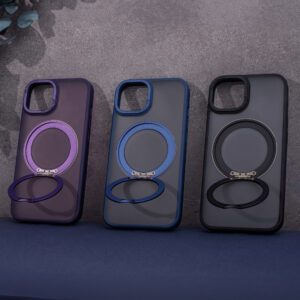 „Mag Ring“ besisukantis dėklas, skirtas „Apple iPhone 15 Pro“ 6,1" violetinės spalvos - Image 13
