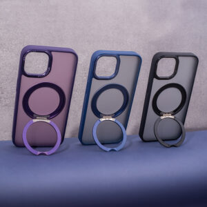„Mag Ring“ besisukantis dėklas, skirtas „Apple iPhone 12 / 12 Pro“ 6,1" violetinis - Image 14