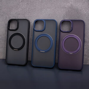 „Mag Ring“ besisukantis dėklas, skirtas „Apple iPhone 15 Pro“ 6,1" violetinės spalvos - Image 9