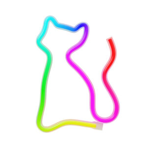 Neoninis LED RGB šviestuvas CAT FLRN03 + RC Forever Light