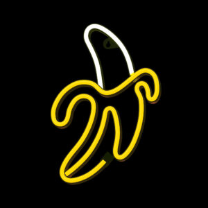 Neoninis LED šviestuvas BANANA baltas geltonas Bat + USB FLNE10 Forever Light - Image 3