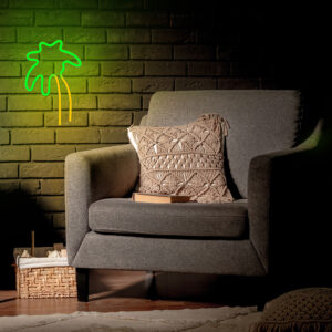 Neoninis LED šviestuvas PALM žalias oranžinis NNE04 Neolia - Image 7