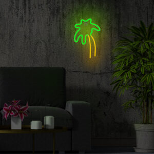 Neoninis LED šviestuvas PALM žalias oranžinis NNE04 Neolia - Image 6