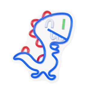 Neoninis PLEXI LED JURASSIC BABY DINO mėlynas FLNJ01 Forever Light - Image 2