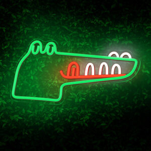 Neoninis PLEXI LED JURASSIC CROC žalias FLNJ03 Forever Light - Image 4