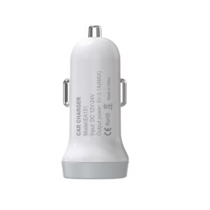 Devia automobilinis įkroviklis Smart 2x USB 3,1A baltas - Image 2