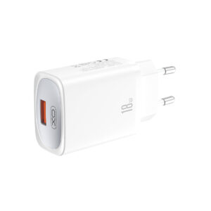 XO sieninis įkroviklis CE19 QC 18W 1x USB baltas + microUSB laidas - Image 3