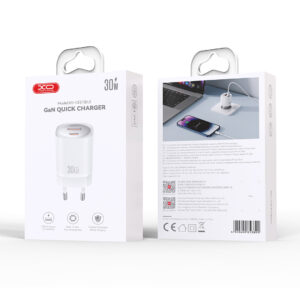 XO sieninis įkroviklis CE21 PD 30W 1x USB-C 1x USB baltas - Image 3