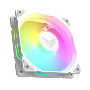 ASUS TUF GAMING TR120 ARGB REVERSE 3IN1 White Kompiuterio korpusui Orinis aušintuvas 12 cm Balta - Image 1