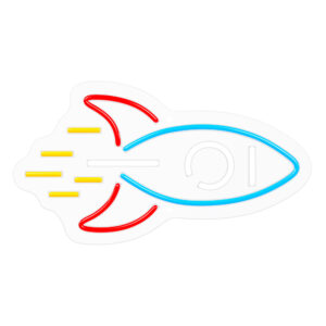 Neoninis PLEXI LED ROCKET daugiaspalvis NNE18 Neolia