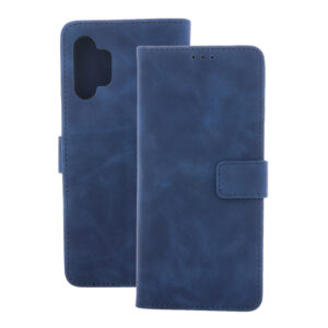 Išmanusis Velvet dėklas, skirtas Xiaomi Redmi 15C 4G EU / 15C 5G EU (173.16 x 81.06 x 8.2 mm), tamsiai mėlynas