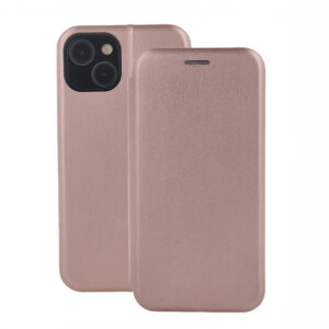 Išmanusis Diva dėklas, skirtas Xiaomi Redmi 15 4G EU / 15 5G EU (171,08 x 82,05 x 8,55) rožinio aukso spalvos