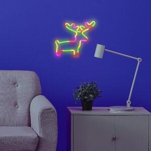 Neoninė LED lemputė ELK daugiaspalvė šikšnosparnis + USB FLNE12 Forever Light - Image 8
