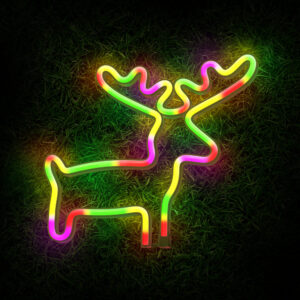 Neoninė LED lemputė ELK daugiaspalvė šikšnosparnis + USB FLNE12 Forever Light - Image 4