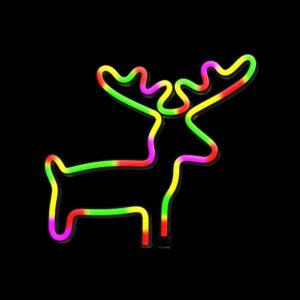 Neoninė LED lemputė ELK daugiaspalvė šikšnosparnis + USB FLNE12 Forever Light - Image 3