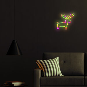 Neoninė LED lemputė ELK daugiaspalvė šikšnosparnis + USB FLNE12 Forever Light - Image 7