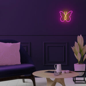 Neoninis LED šviestuvas BUTTERFLY rožinis NNE03 Neolia - Image 7