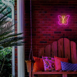 Neoninis LED šviestuvas BUTTERFLY rožinis NNE03 Neolia - Image 8