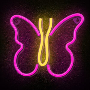 Neoninis LED šviestuvas BUTTERFLY rožinis NNE03 Neolia - Image 4