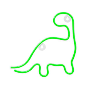 Neoninis LED šviestuvas DINOSAUR žalias NNE01 Neolia