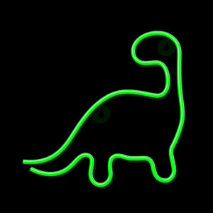 Neoninis LED šviestuvas DINOSAUR žalias NNE01 Neolia - Image 3