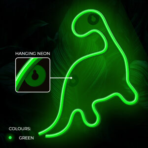 Neoninis LED šviestuvas DINOSAUR žalias NNE01 Neolia - Image 5