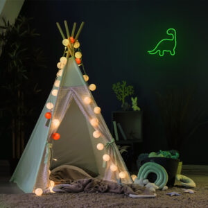 Neoninis LED šviestuvas DINOSAUR žalias NNE01 Neolia - Image 7