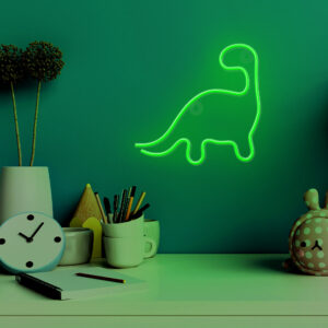 Neoninis LED šviestuvas DINOSAUR žalias NNE01 Neolia - Image 8