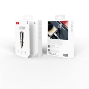 XO automobilinis įkroviklis CC58 95W 1x USB tamsiai pilkas - Image 3