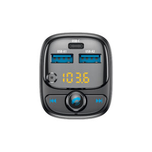 Forever FM siųstuvas BT 2 x USB-A 1 x USB-C PD 30W TR-370 juodas - Image 2