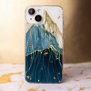 „Gold Glam“ dėklas, skirtas „iPhone 15 Pro“ 6,1" kalnų motyvas - Image 8