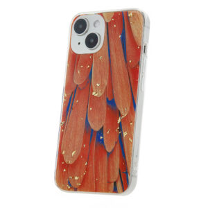 Gold Glam dėklas Samsung Galaxy A14 4G / A14 5G oranžinis - Image 2