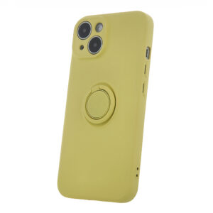 Dėklas su piršto laikikliu, skirtas Samsung Galaxy A14 4G / A14 5G, geltonas - Image 3