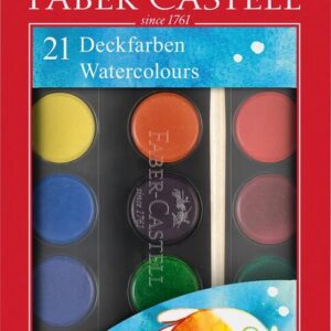 Akvarelė Faber-Castell 21 spalvos
