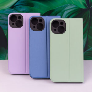 Išmanus minkštas dėklas Apple iPhone 16 Plus 6,7" šviesiai violetinis - Image 11