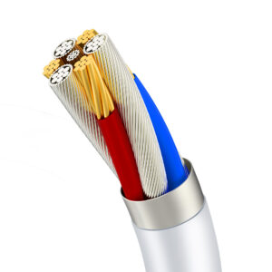 BWOO laidinės ausinės HF175 USB-C skaitmeninė jungtis baltos - Image 4