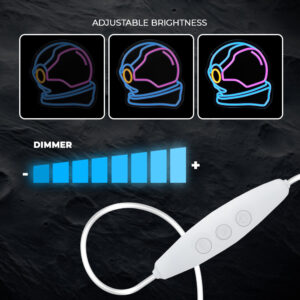 Neoninis PLEXI LED ASTRONAUTAS daugiaspalvis FPNE22 Forever Light - Image 7