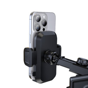 BWOO automobilinis telefono laikiklis ant prietaisų skydelio BO-ZJ125 ABS+silikonas+aliuminis - Image 3