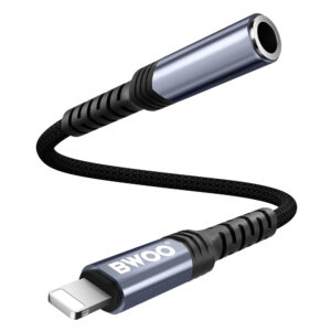 BWOO Adapteris AUX 3.5mm - Lightning juodas BZ48 - Image 5