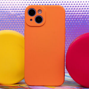 Silikoninis dėklas Xiaomi Redmi 13c 5G oranžinis - Image 7