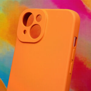Silikoninis dėklas Xiaomi Redmi 13c 5G oranžinis - Image 9
