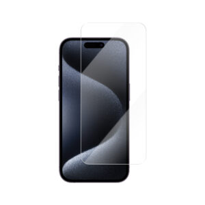 Vmax grūdintas stiklas 2,5D Normal Clear Glass, skirtas Apple iPhone 15 Pro 6,1"