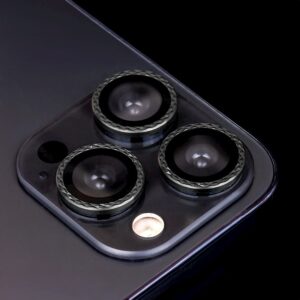 Objektyvo stiklų rinkinys Apple iPhone 12 mini 5,4" juodas rombas (2 vnt.) - Image 2