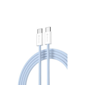 Devia laidas Smart EC325 PD USB-C - USB-C 1,0 m 60W 3A mėlynas