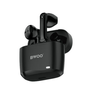 BWOO belaidės TWS ausinės BW94-BK juodos - Image 3